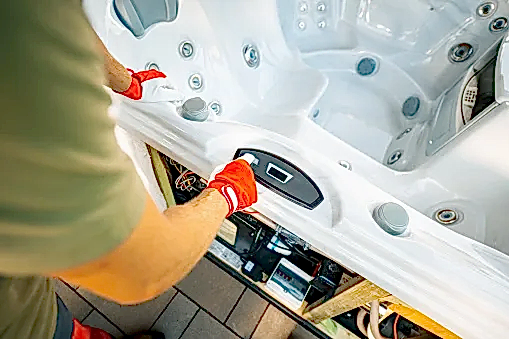 hot-tub-electrical Repairing a Hot Tub Electrical Control Panel at a Residential